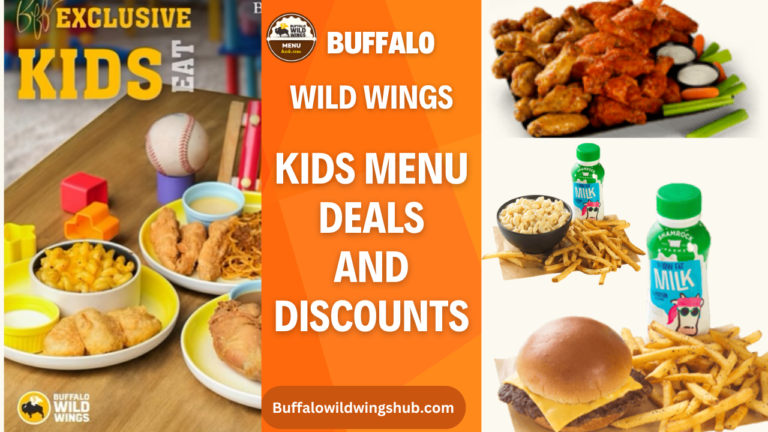 BWW Kids Menu