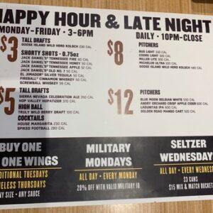 BWW Late Night 