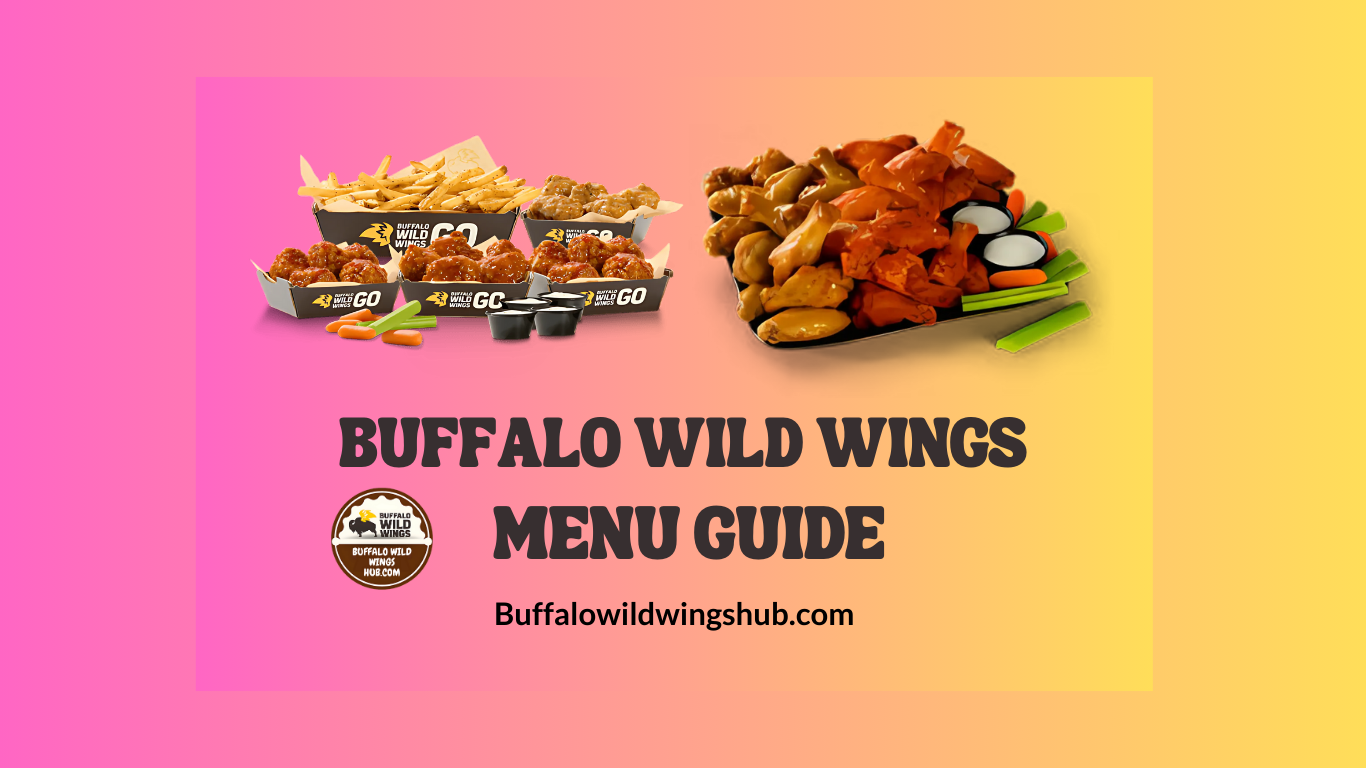 Buffalo Wild Wings Menu.