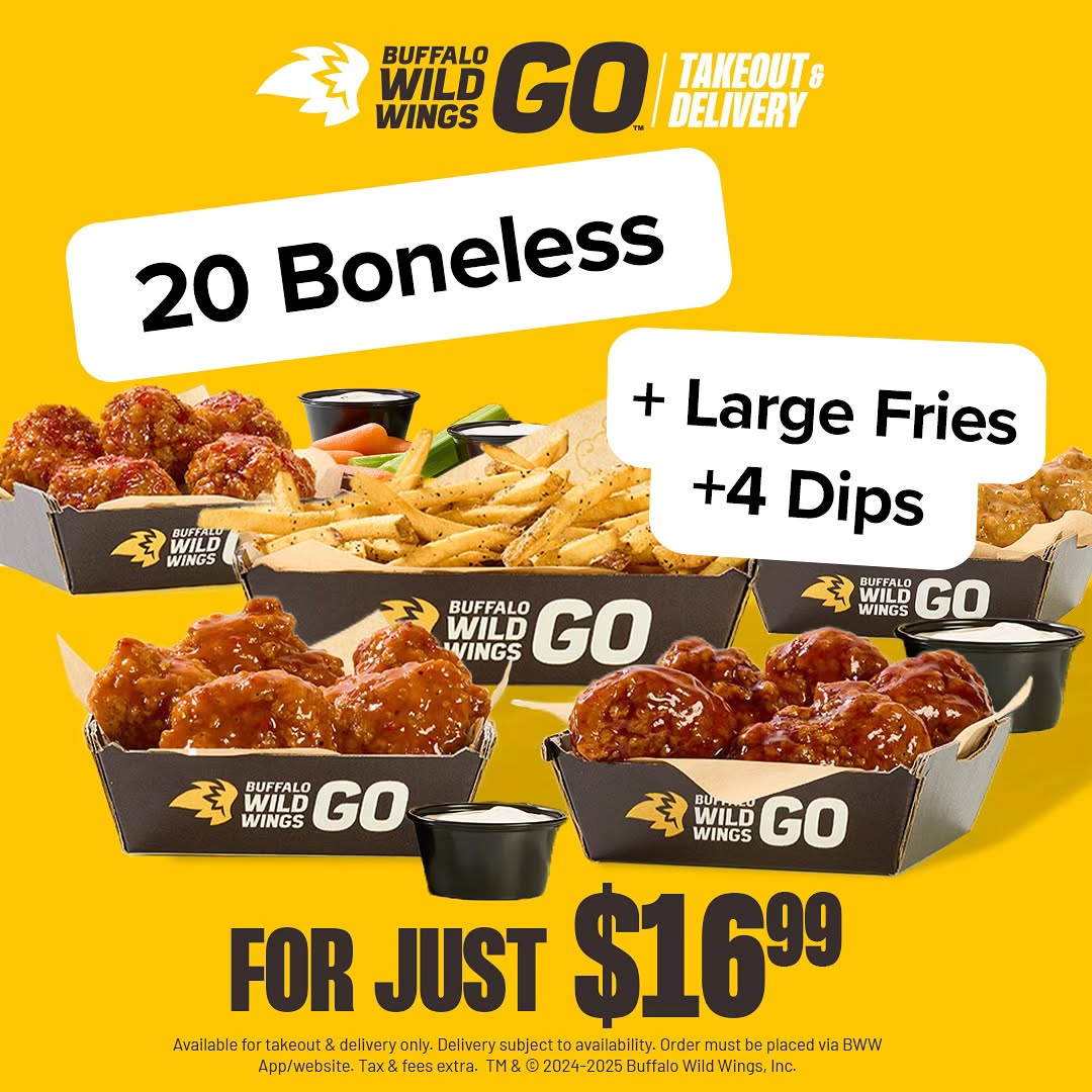 BWW Menu
