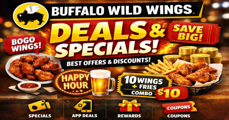 Buffalo Wild Wings deals and specials – latest offers and discounts