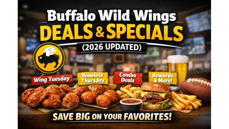 Buffalo Wild Wings deals and specials updated for 2026